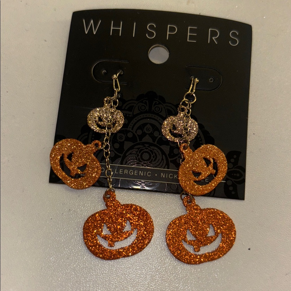 Jack-O-Lantern earrings🎃 - Picture 2 of 6